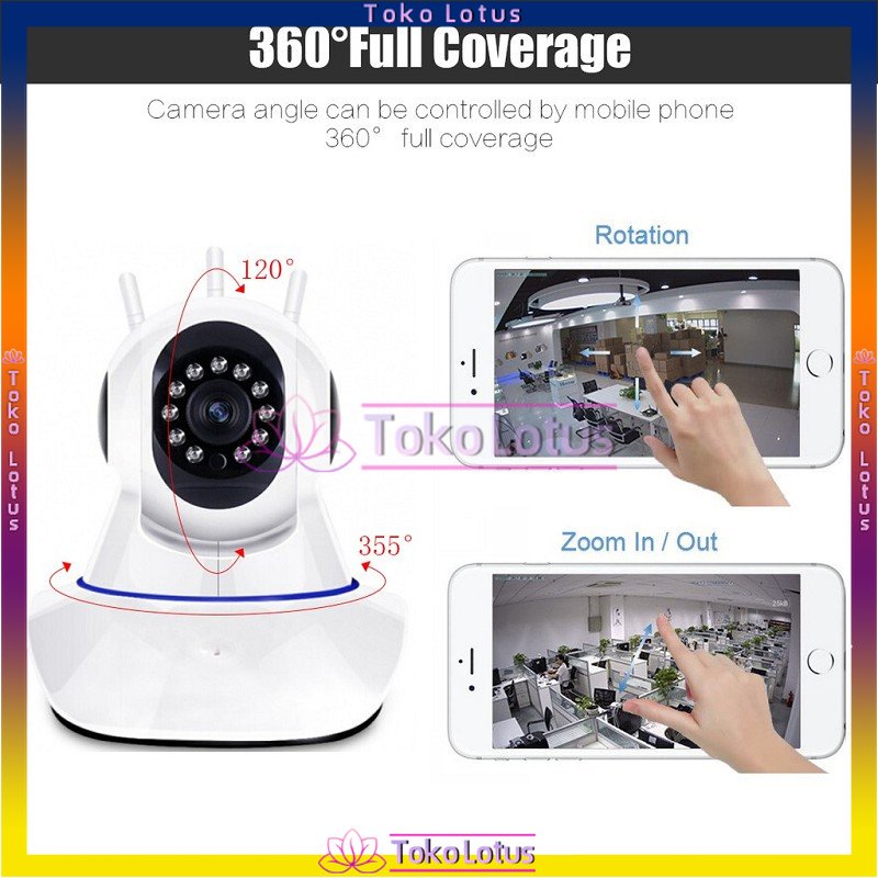 ₙₑW Bᵢₛₐ CₒD - DETECTOR CONTROL BY APP V380 PRO 3 ANTENA CCTV ORION 1080 P INFRARED MOTION