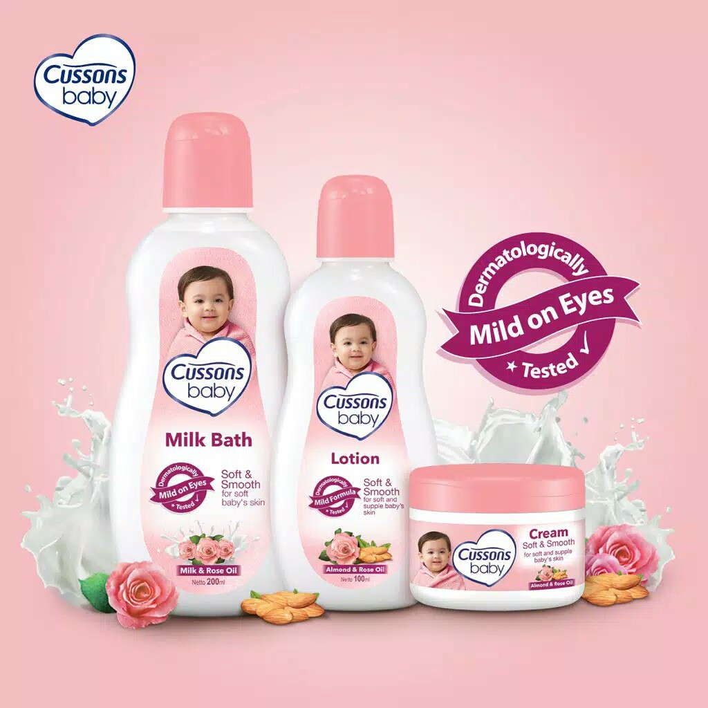 CUSSONS BABY MILK BATH SOFT &amp; SMOOTH 200ML