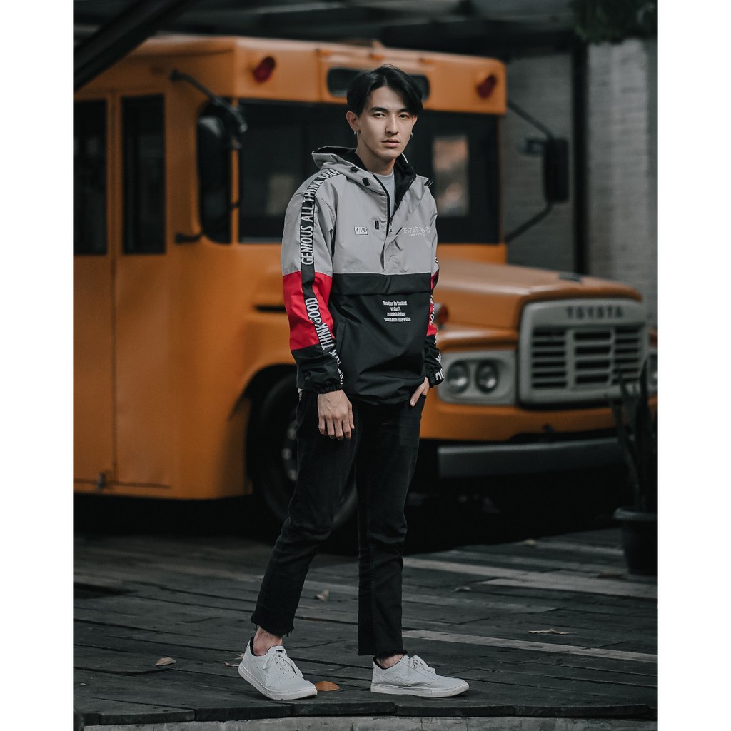 JAKET PRIA-JAKET CAGOULE PRIA MURAH-JAKET SALVIO HEXIA-JAKET ORIGINAL-JAKET DISTRO-JAKET PARASIT-ABU MUDA HITAM GNUS