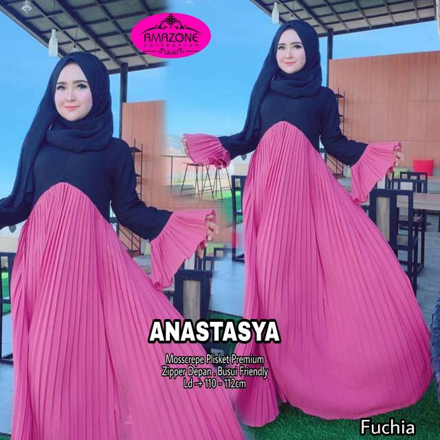 Gamis Plisket Anastasya