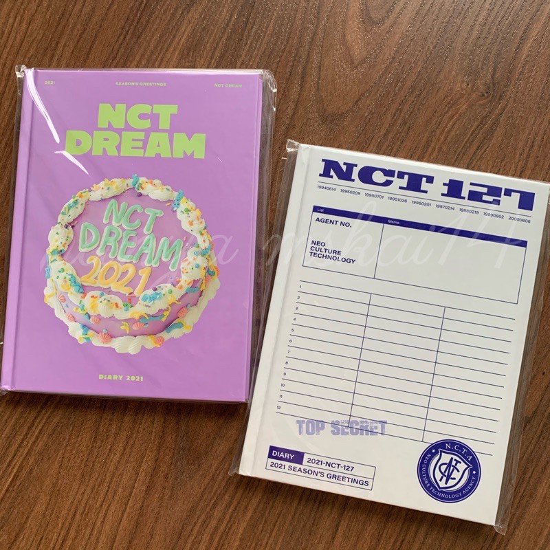 hard cover diary nct dream 127 season greeting sg 2021