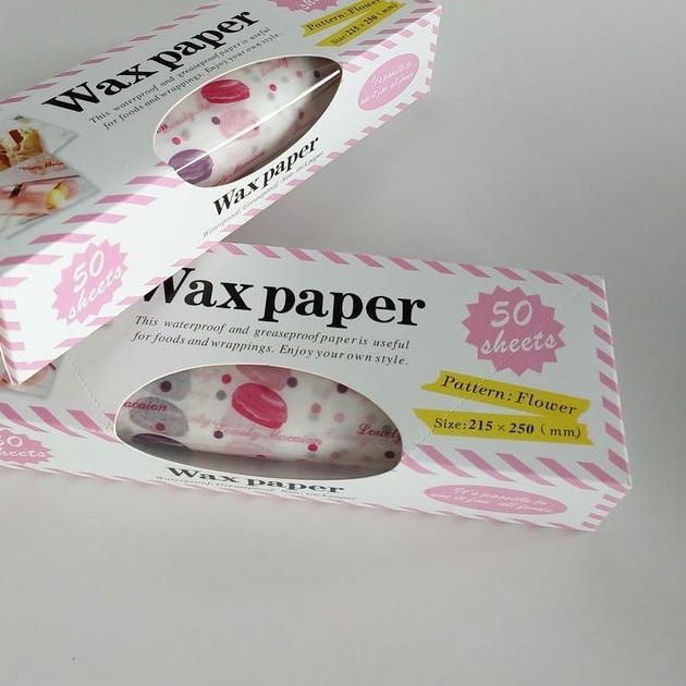 

♩ BAKINDO Food Wrapping / Wax Paper / Kertas Burger Nasi / Baking Paper Motif / Kertas Roti ♗