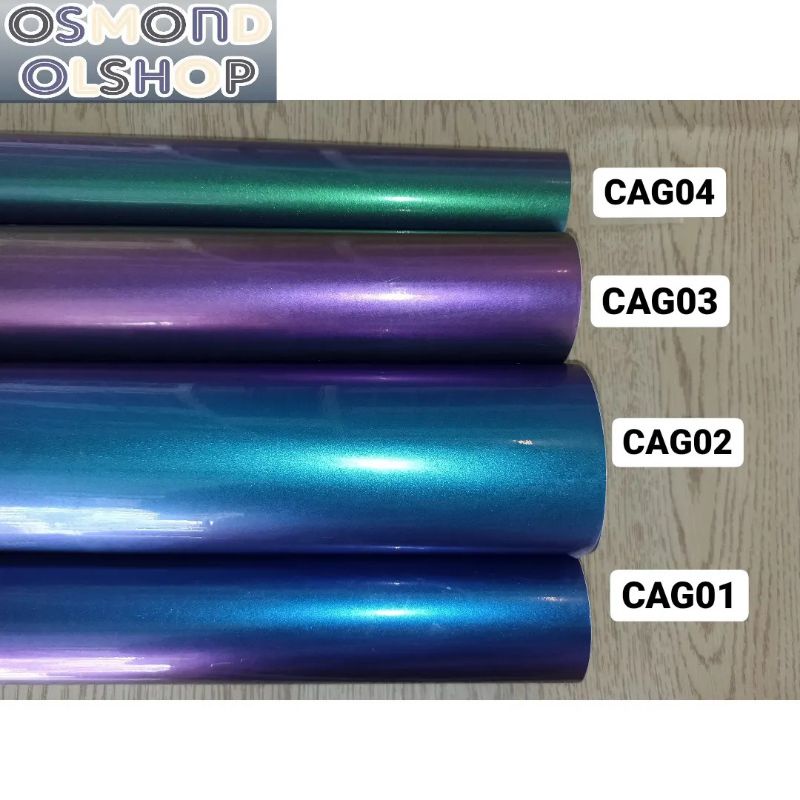 Stiker Infinity Chameleon Bunglon Glossy (Meter)