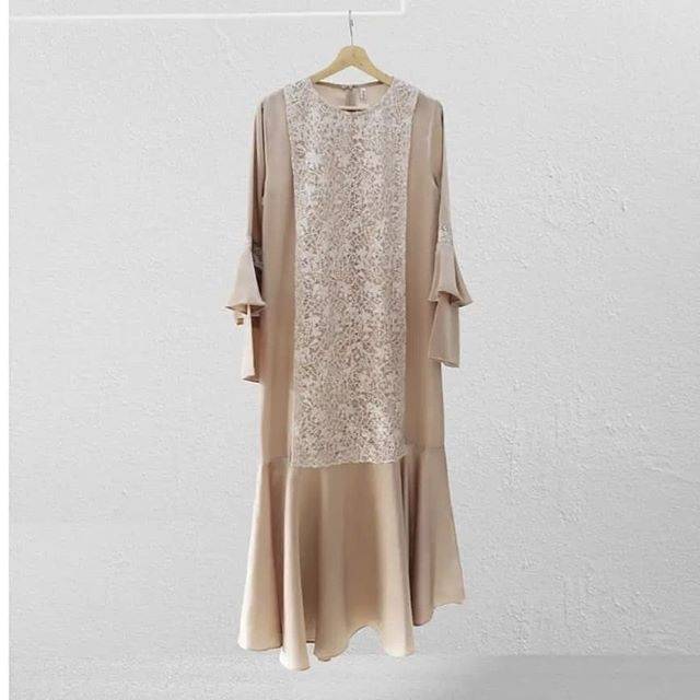 Kirana Dress NUDE by Vanilla Hijab