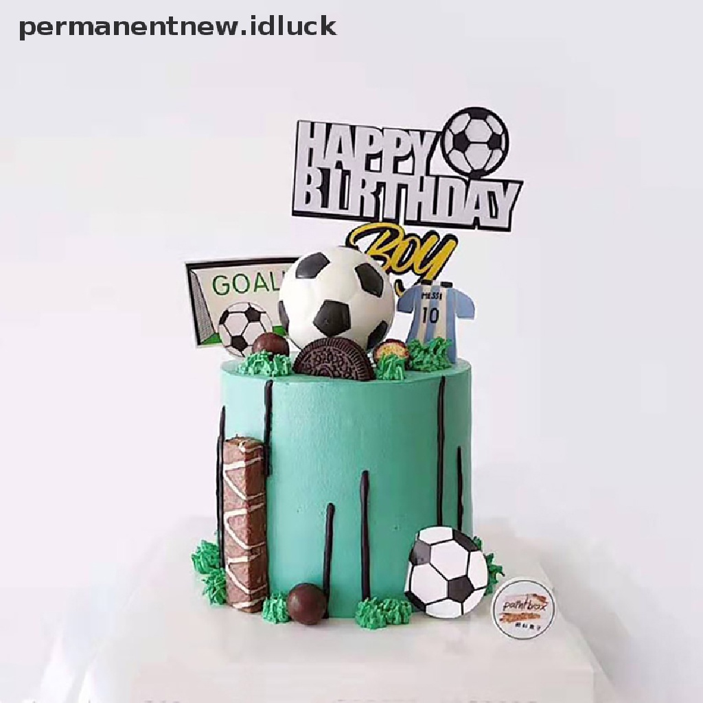 Topper Kue Desain Sepak Bola Untuk Dekorasi