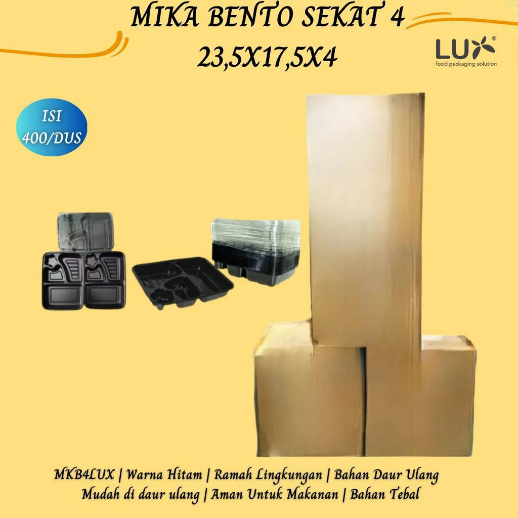 Mika Bento Sekat 4 Partisi Bento (Isi 10 Pcs-MKB4LUX)