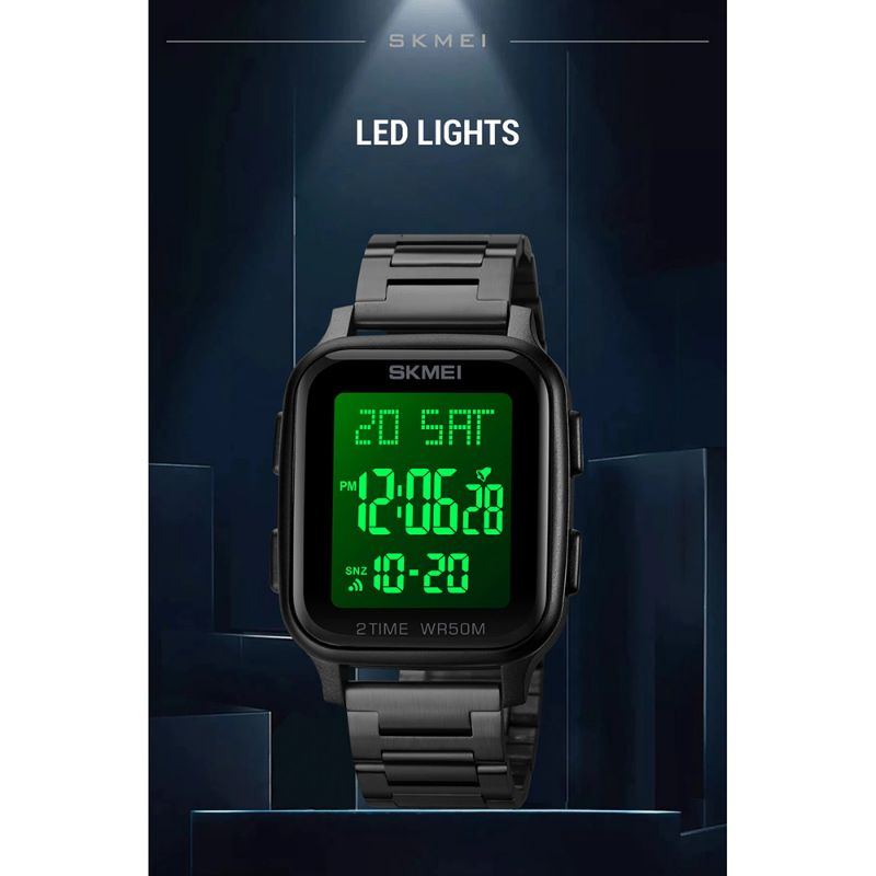 COD Jam Tangan Pria Wanita SKMEINEW 1892 Original Rantai