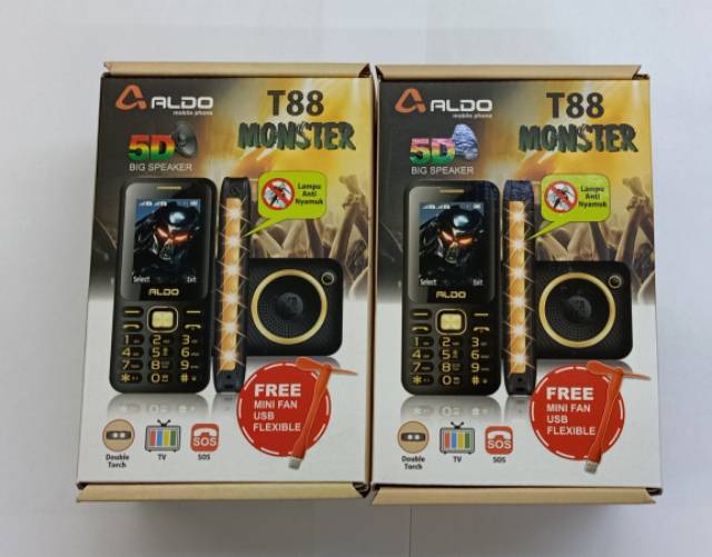 Hp Aldo T88 MONSTER & TV Garansi Resmi-1