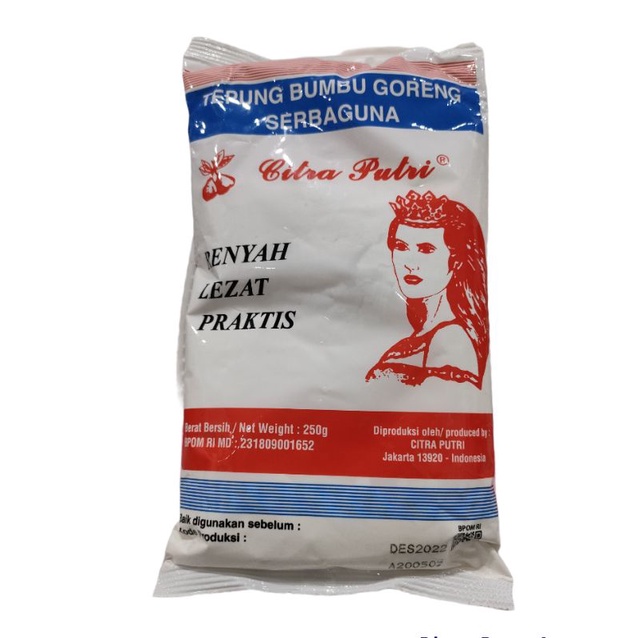 

Tepung Bumbu Serbaguna Citra Putri 250gr, Tepung Putri