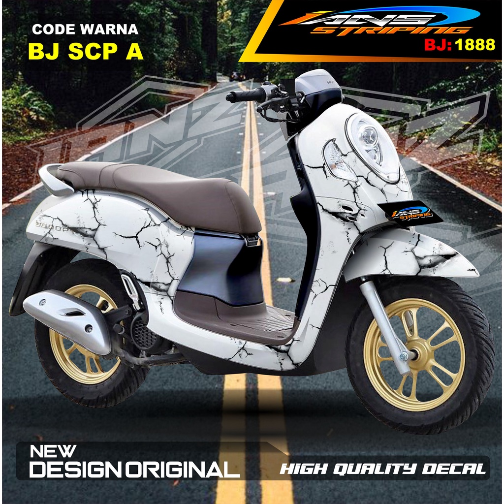 VARIASI STIKER FULL BODY SCOOPY / STICKER ALL NEW SCOOPY / STIKER FULL BODY SCOOPY TERMURAH / STIKER MOTOR SCOOPY / STIKER MOTOR