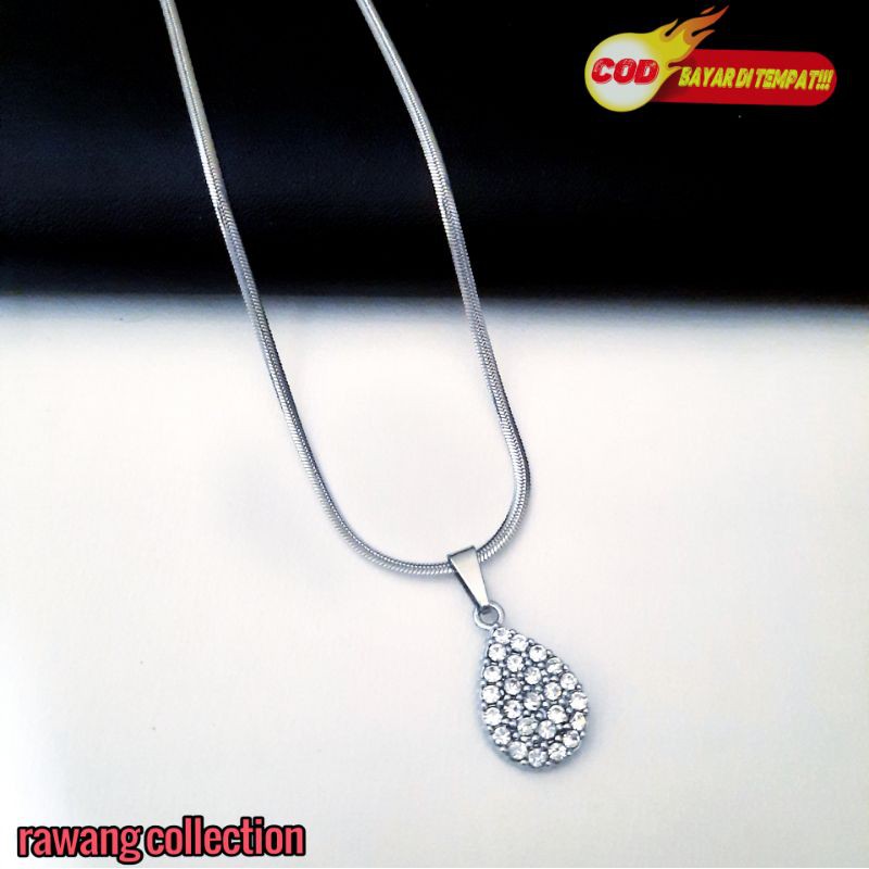 kalung fashion wanita plus liontin unik