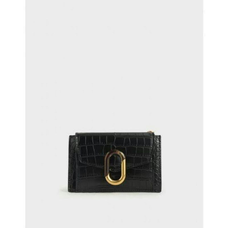 Dompet Wanita | CK Croco Stone Embellished Card Holder