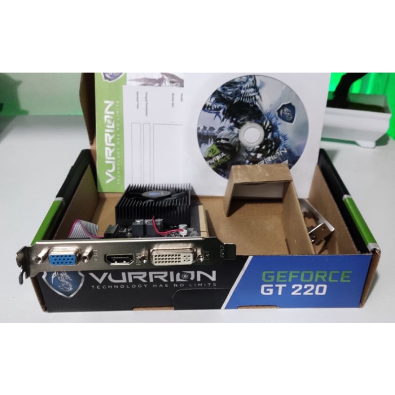 VGA VURRION NVIDIA GEFORCE GT220 DDR3 1GB 128BIT