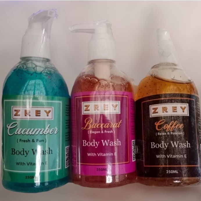 BODY WASH SCRUB ZREY 250ml