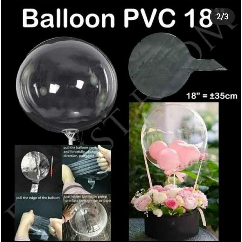 Balon PVC original merah export quality