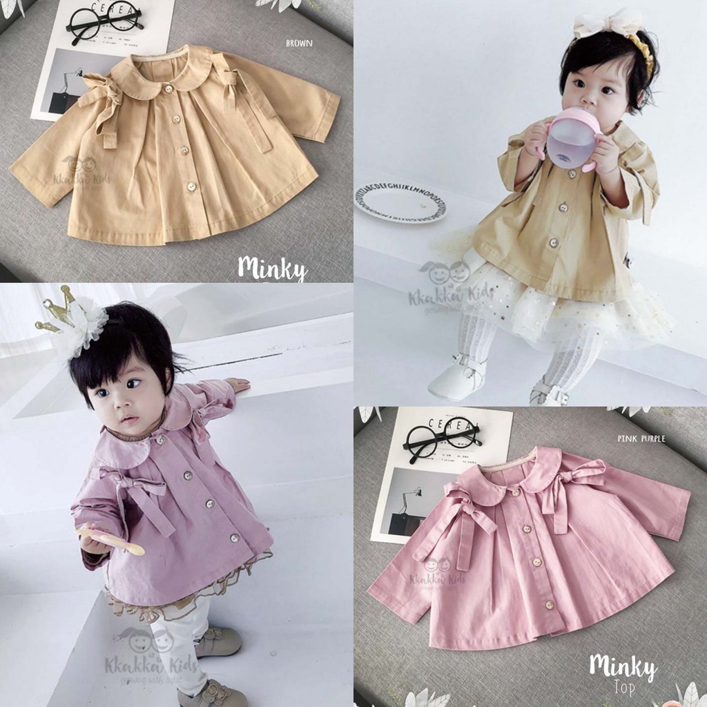Minky Top/Atasan Bayi BAJU ANAK  ALA KOREA baju import baju anak cewek