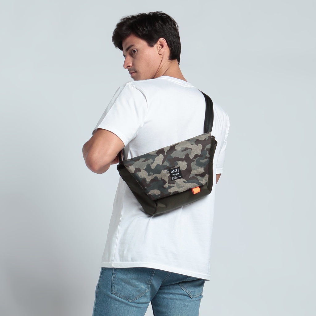 ANT Project Sling Bag Pria Distro Original Tahan Air Camo