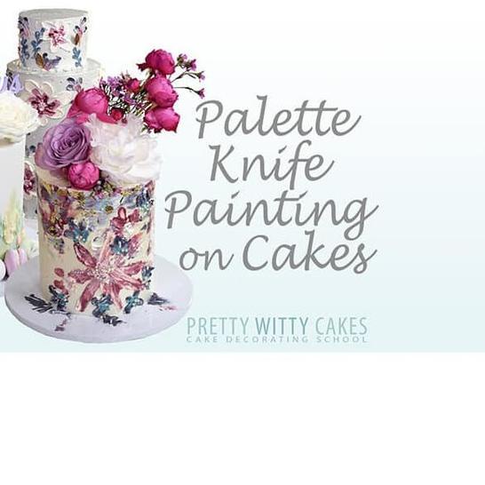 

♣ Palette SET KNIFE Artist Scrap Knife Spatula BUTTERCREAM PAINT PALET ❃