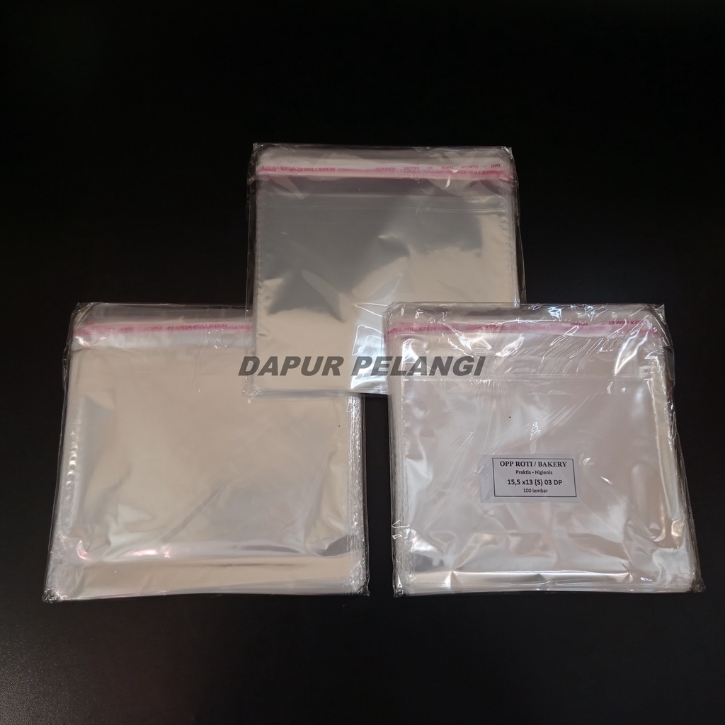 Plastik/Plastik Roti/Plastik OPP VCD 15,5X13