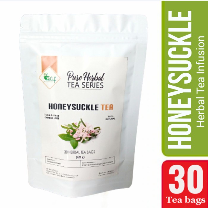 

ORIGINAL MURAH Honeysuckle Tea : Pure Honeysuckle flower Herbal Tea (30 Tea Bag)
