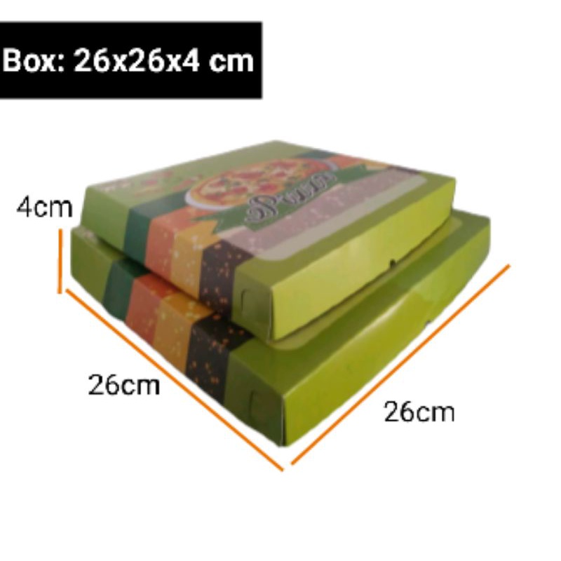 Jual Box Pizza 26x26x4cm (bahan Duplek Full Warna) /Hampers/Packaging ...