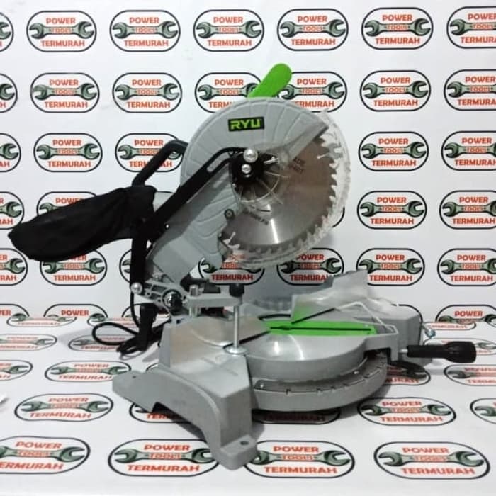 Mitre Saw RYU 10" RMS 255 Miter Saw Mesin Potong Aluminium