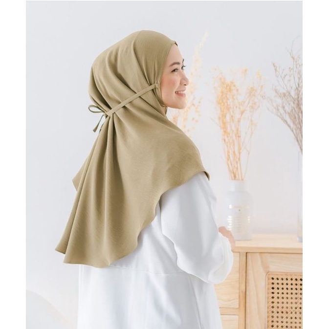 Bergo Crinkle Airflow Jilbab Bergo Intsan Crinkle Airflow Premium