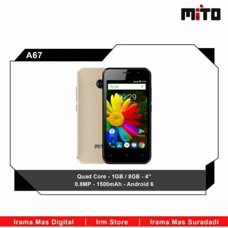 Hp Smartphone Android Mito A67 Ram 1 3G Promo Cuci Gudang