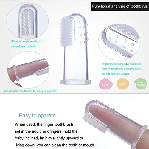 [Promo Terbaru] Sikat Gigi Jari Lidah Gusi Bayi Silikon Baby Finger Teeth Brush Silicone Food Grade