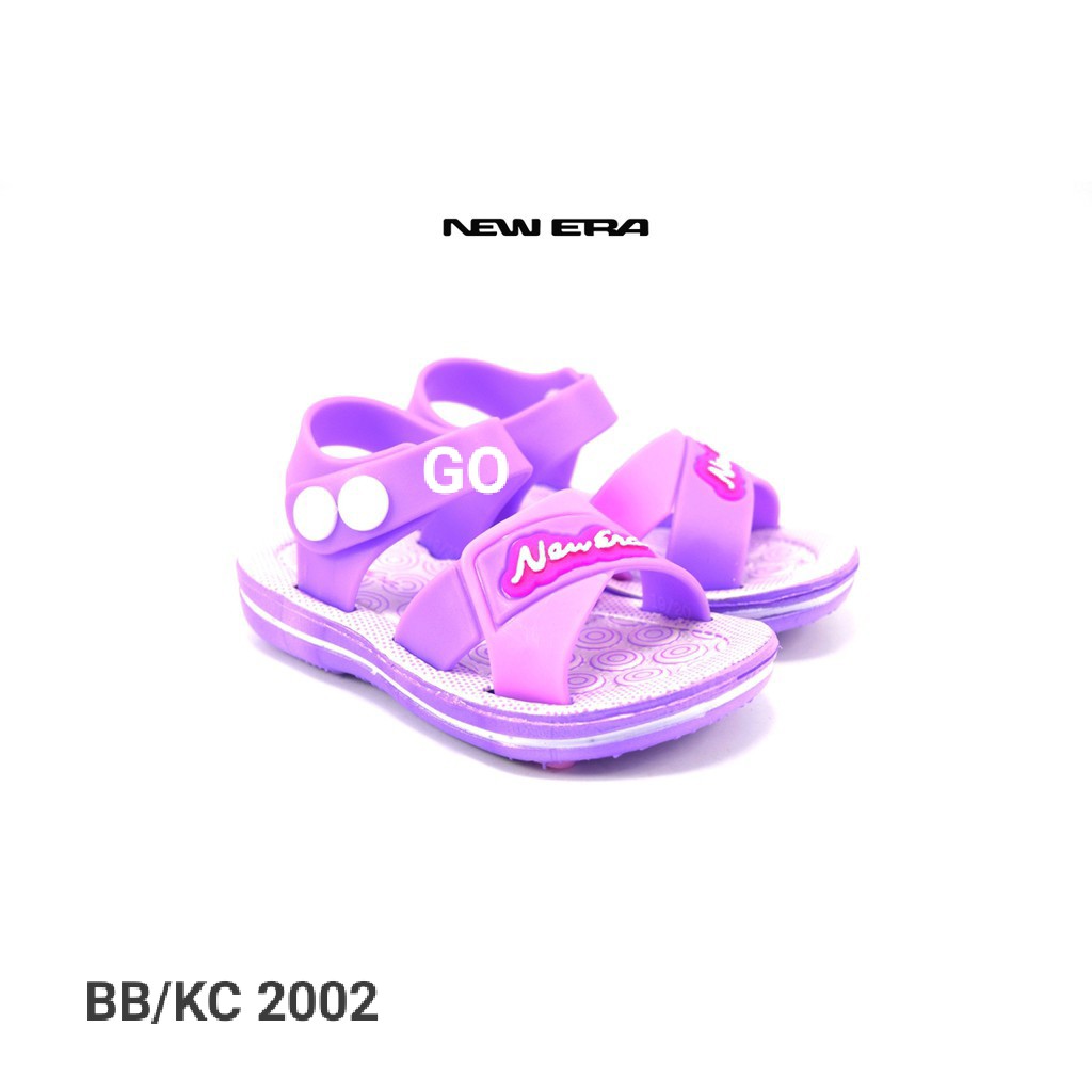 gof NEW ERA BB/KC 2002 Sandal Karet Anak Perempuan Tali Belakang