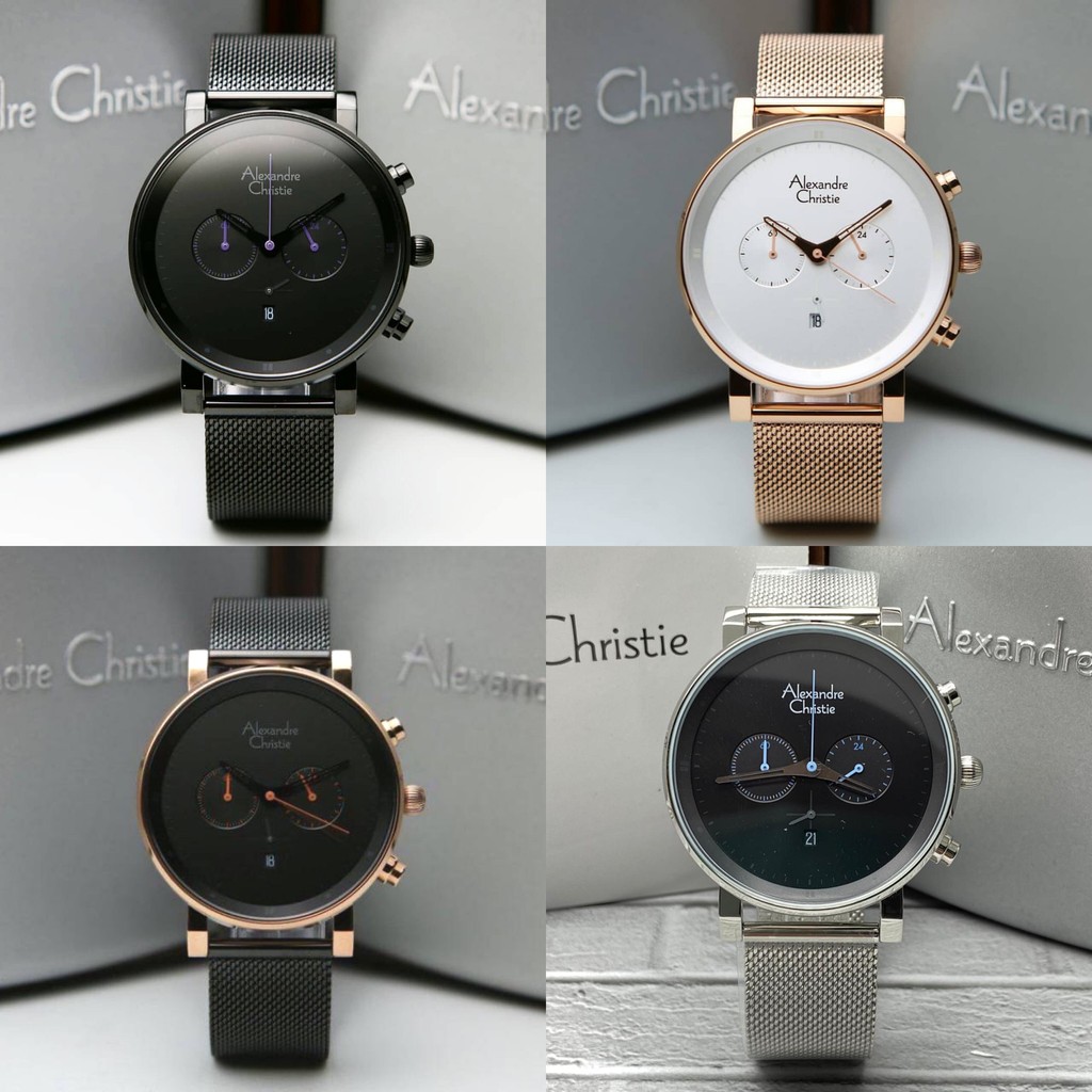JAM TANGAN PRIA/WANITA ALEXANDRE CHRISTIE AC 6547 ORIGINAL