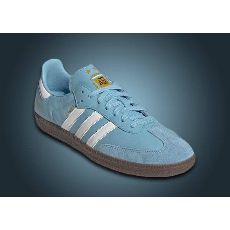 Adidas Samba Argentina Blue White Gum ( ORIGINAL 100% )