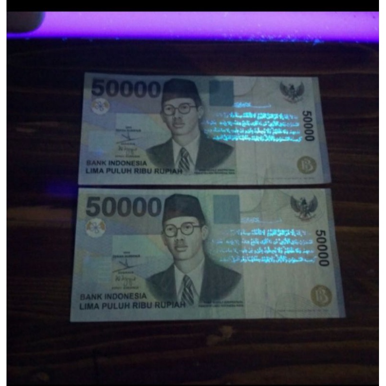 uang kuno 50000 wr soepratman 1999 asli unik