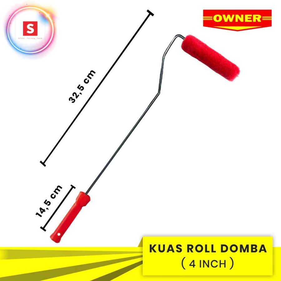 Roll Cat Kecil Tembok Gagang Panjang ( Bisa Untuk Cat Minyak)