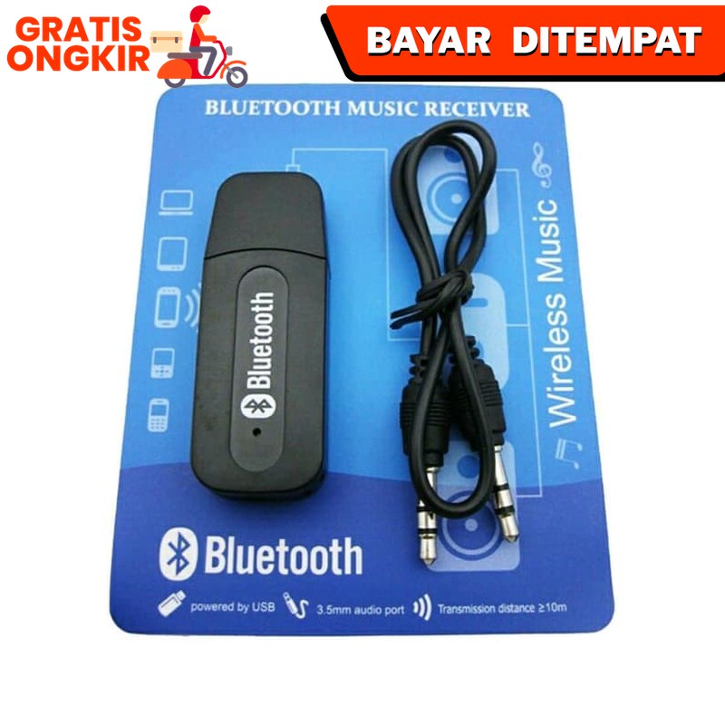 [BAYAR DITEMPAT]  Bluetooth Mobil Audio jack 3.5mm / Bluetooth Car Transmitter audio