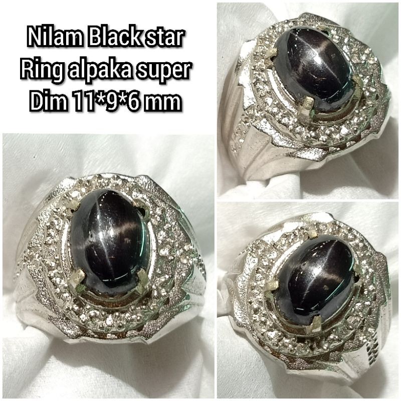 CINCIN BATU NILAM BLACK STAR
