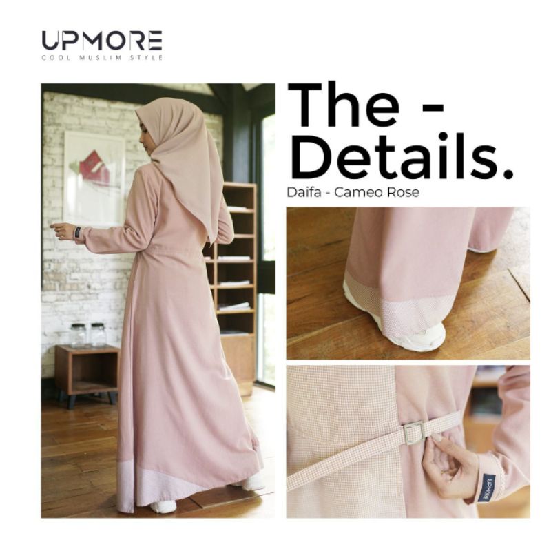 GAMIS TERBARU UPMORE DAIFA SWEET CALM CAMEO ROSE BAHAN KATUN SYMPHONY // GAMIS REMAJA KEKINIAN // DR