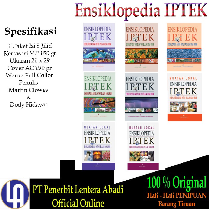 Jual Ensiklopedia IPTEK - 1 Paket Isi 8 Jilid | Shopee Indonesia