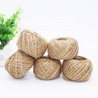 Tali Rami Goni 2mm dan 3mm Gantungan Dekorasi Hemp Rope Vintage DIY Pot Aksesoris Kerajinan dll