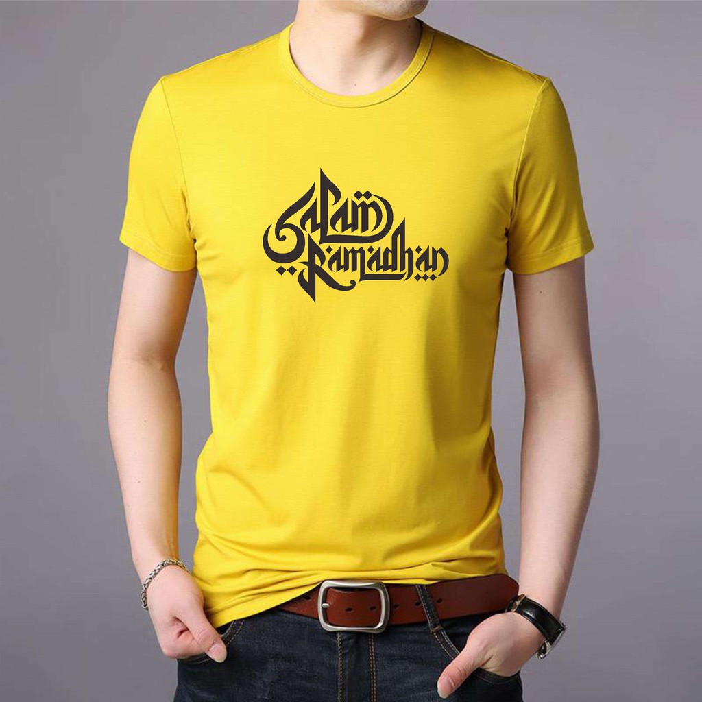 BS/COD/BAJU KAOS TANGAN PANDEK RAMADHAN PRIA REALPICTURE