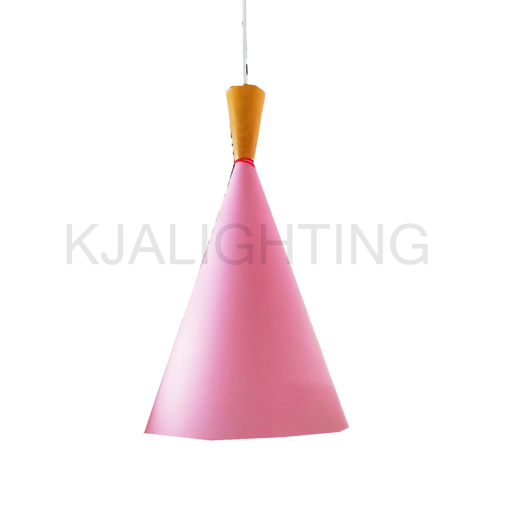 LAMPU PENDAN LAMPU CAFE LAMPU GANTUNG MINIMALIS PASTEL PINK 7720/A