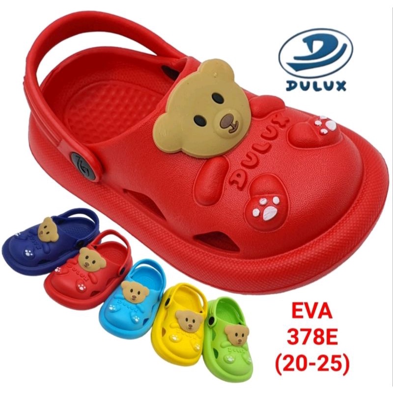 SANDAL BAIM ANAK COWO BERUANG PANDA DOGGY KARET LENTUR DULUX 378E