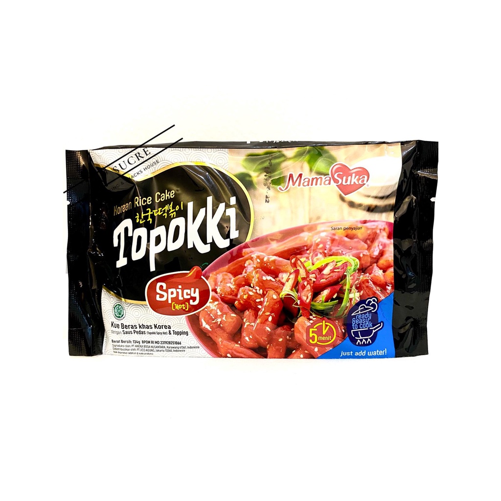 

Mamasuka Topokki Tteokbokki Korean Rice Cake Spicy Original / Creamy