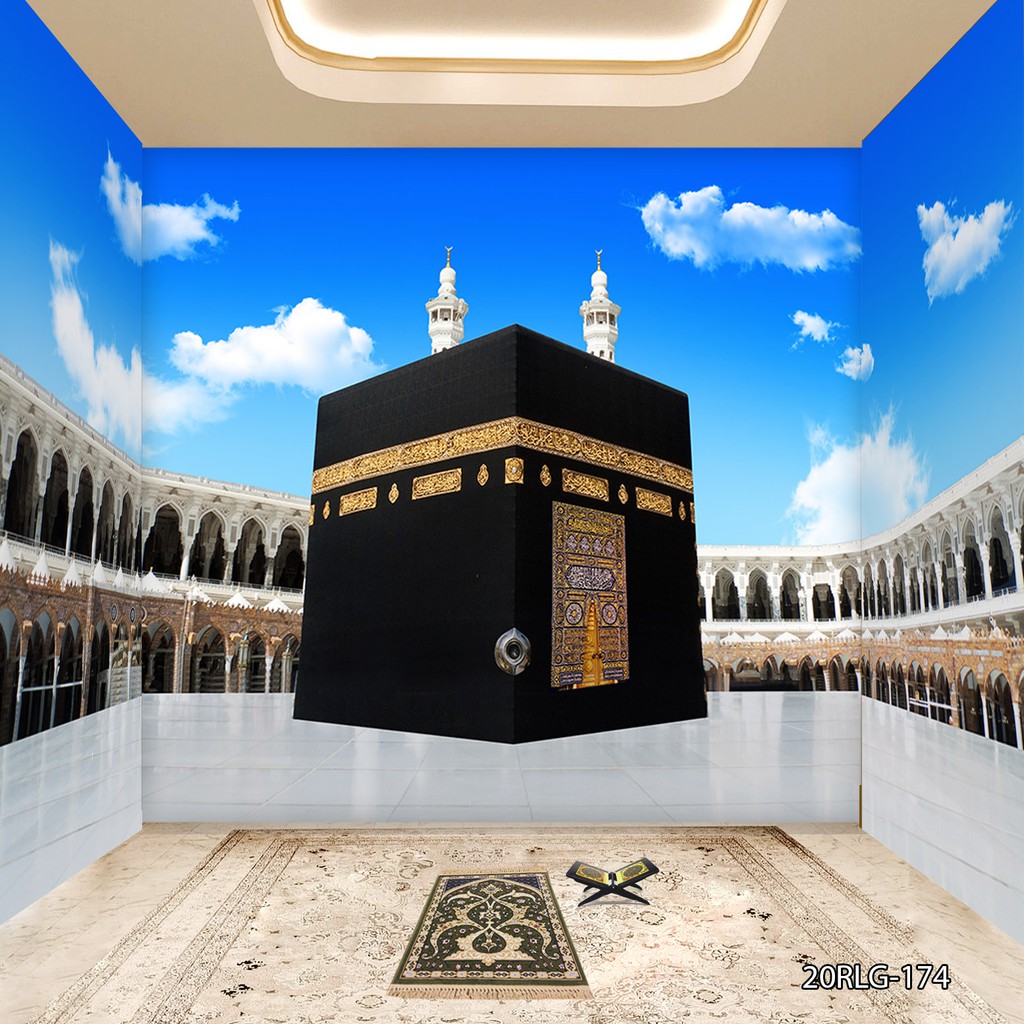 Wallpaper Custom Ruang Sholat 3D Islam