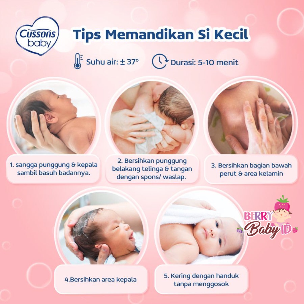 Cussons Baby Milk Bath Sabun Mandi Bayi Bottle Xfill 100 + 100ml Berry Mart