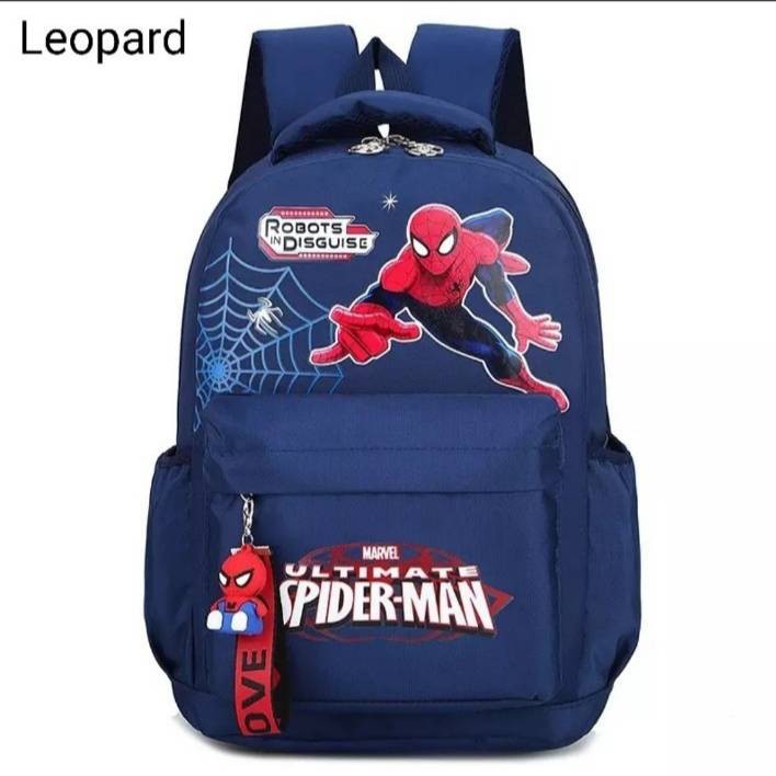 NIQABIS Tas Ransel Anak Laki Laki Karakter Spiderman Tas Sekolah Anak TK SD SMP Backpack Anak Cowok