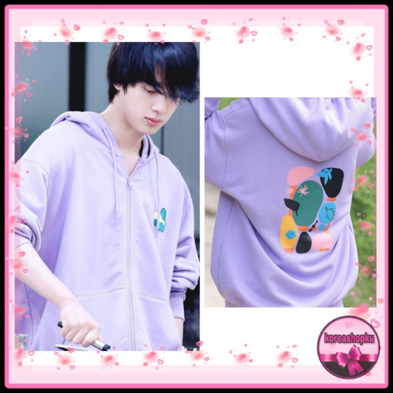 JAKET SEOKJIN BTS IN THE SOOP HOODIE KPOP BAJU KOREAN