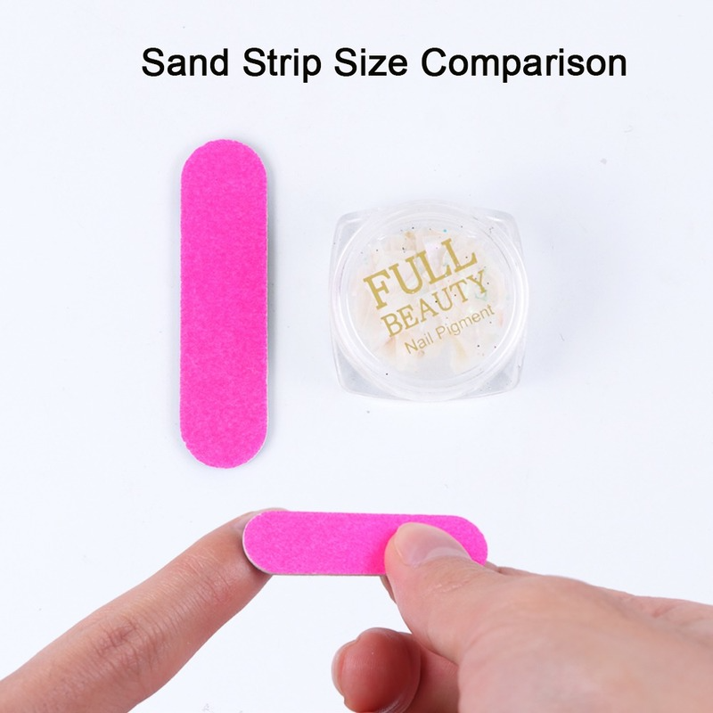 We Flower Double Side Mini Nail File Sanding Buffer Block Grit Professional Manicure Pedicure Tool