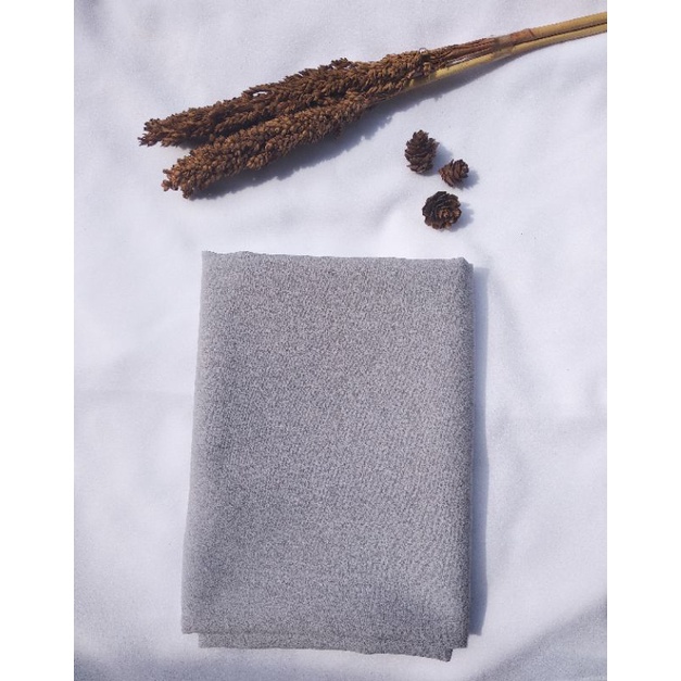 pashmina diamond ukuran 200x75 / pashmina diamond panjang jahit tepi-uk 200 abu muda