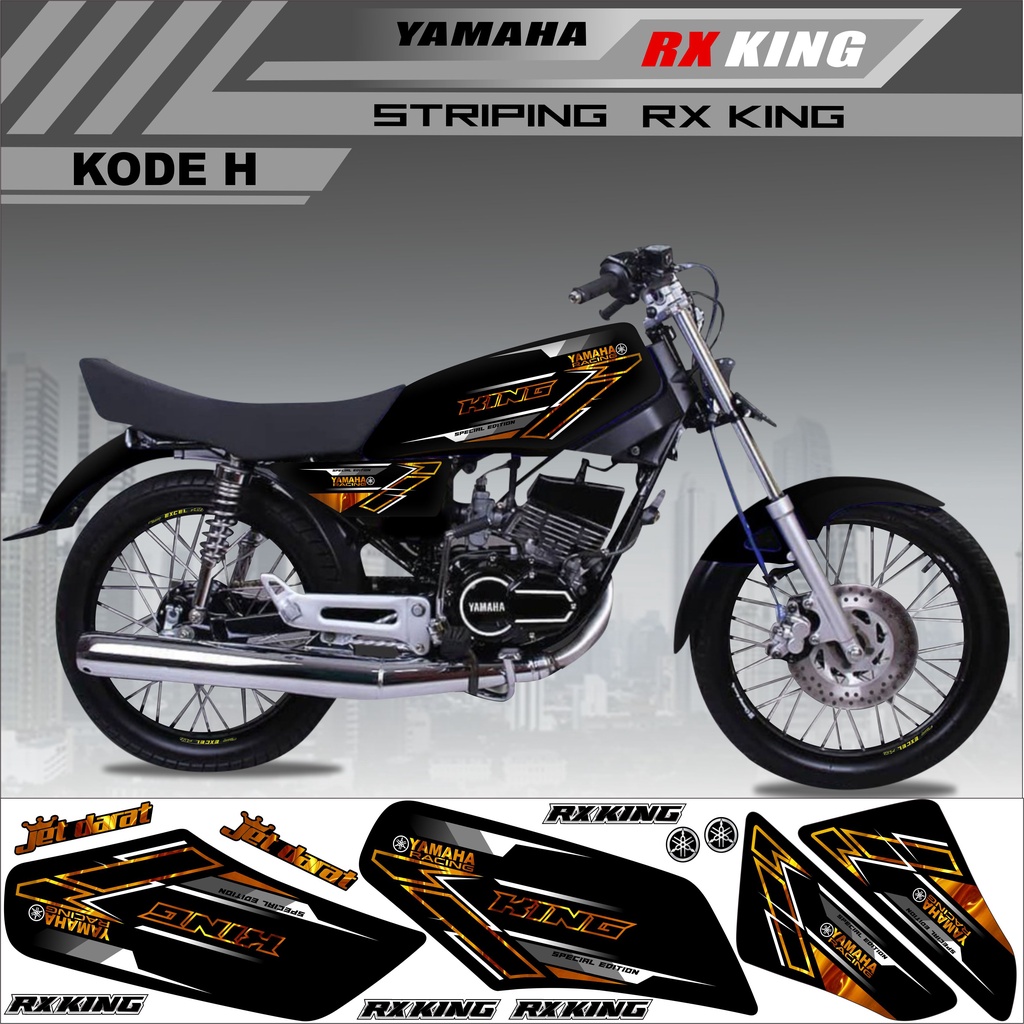 Sticker Striping Rx King Variasi Stiker Rx King Variasi Kode H